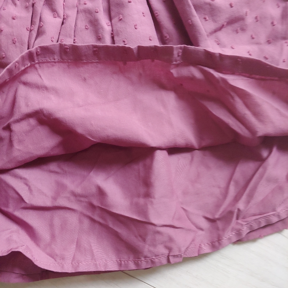 Carter's NEW girls Lavender Swiss Dot Dress - Picture 3 of 7